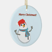 Merry Christma!! Keramisch Ornament (Rechts)