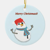 Merry Christma!! Keramisch Ornament (Voorkant)
