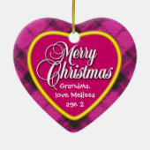 Merry Christma Pset Photo Ornament (Achterkant)