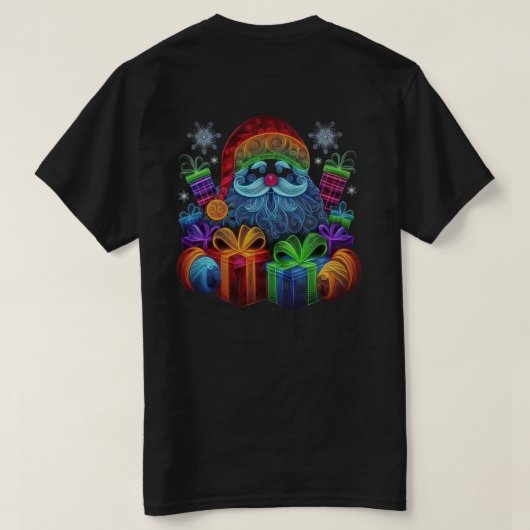Merry christma  t-shirt (Design achterkant)
