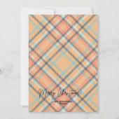 Merry ChristmaFamily Photos Custom Feestdagenkaart (Achterkant)