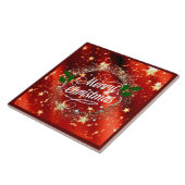 Merry Christmans, glitter en shine, Tegeltje (Zijkant)