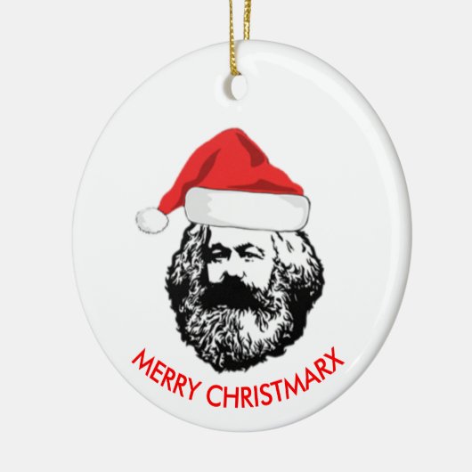 Merry Christmarx Keramisch Ornament (Links)