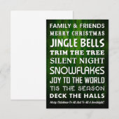 MERRY CHRISTMAS! (Voorkant / Achterkant)