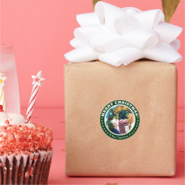 Merry Christmas! ラウンドシール Ronde Sticker