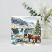 Merry Christmas - 10 Feestdagenkaart (Staand voorkant)