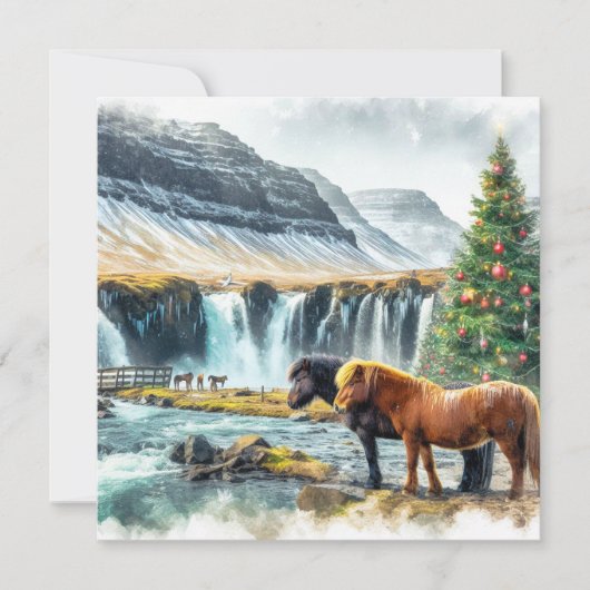 Merry Christmas - 10 Feestdagenkaart (Voorkant)