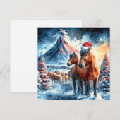 Merry Christmas - 11 Feestdagenkaart (Voorkant / Achterkant)