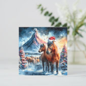 Merry Christmas - 11 Feestdagenkaart (Staand voorkant)