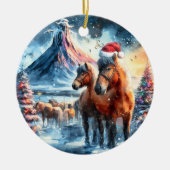 Merry Christmas - 11 Keramisch Ornament (Voorkant)