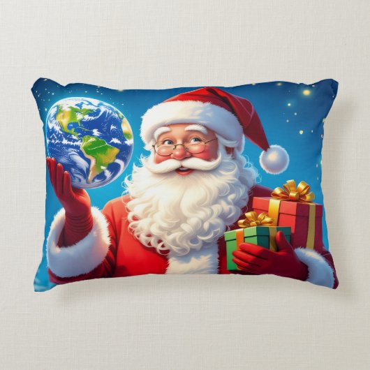 „Merry Christmas“1 Accent Kussen (Voorkant)