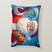 „Merry Christmas“1 Accent Kussen (Achterkant (Verticaal))