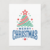 Merry Christmas 1 Briefkaart (Voorkant)