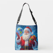 „Merry Christmas“1 Crossbody Tas (Achterkant)
