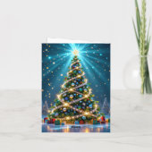 „Merry Christmas“1 Feestdagen Kaart (Achterkant)