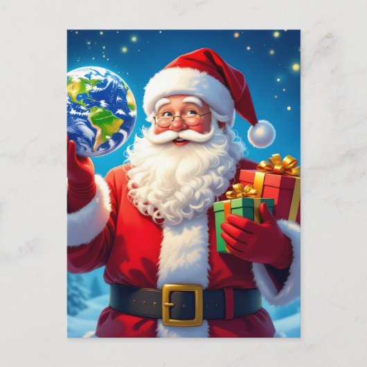 „Merry Christmas“1 Feestdagenkaart (Voorkant)