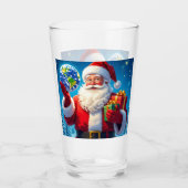 „Merry Christmas“1 Glas (Voorkant)