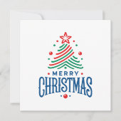 Merry Christmas 1 Kaart (Voorkant)