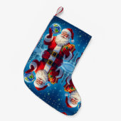 „Merry Christmas“1 Kleine Kerstsok (Voorkant (Hangend))