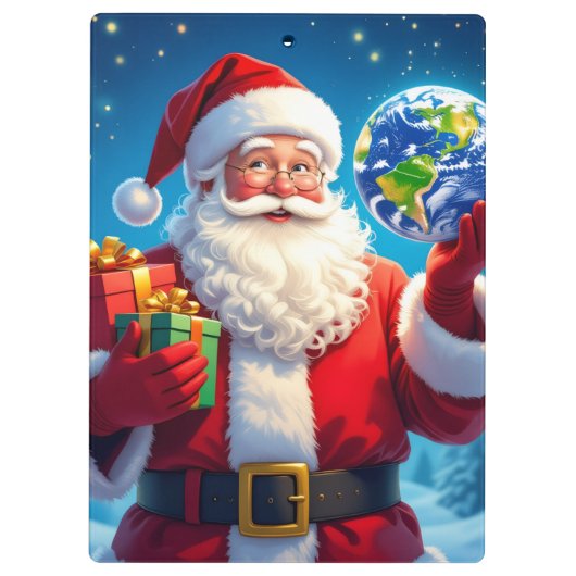 „Merry Christmas“1 Klembord (Achterkant)