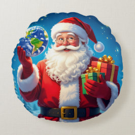 „Merry Christmas“1 Rond Kussen