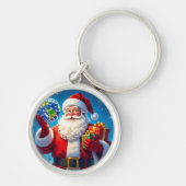 „Merry Christmas“1 Sleutelhanger (Voorkant)