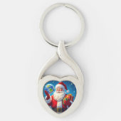 „Merry Christmas“1 Sleutelhanger (Voorkant)