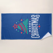Merry Christmas 1 Strandlaken (Voorkant)
