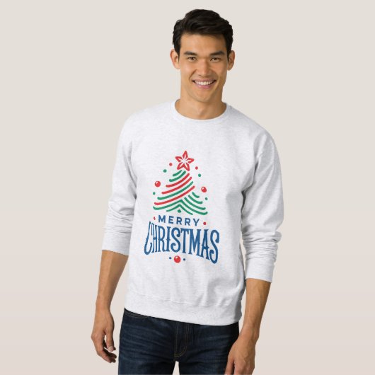 Merry Christmas 1 Trui (Voorkant volledig)