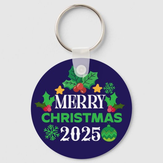Merry Christmas 2025-86303 Sleutelhanger (Voorkant)