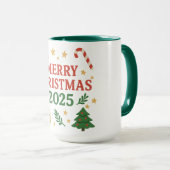 Merry Christmas 2025 Mok (Voorkant rechts)