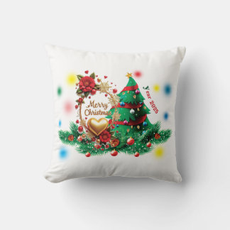 Merry Christmas 2025 Pillow Kussen