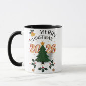 Merry Christmas 2026 Mug – Festive Holiday Coffee Mok (Links)