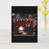 Merry Christmas 2026 Women, Men Shirt  Kaart (Gele Bloem)