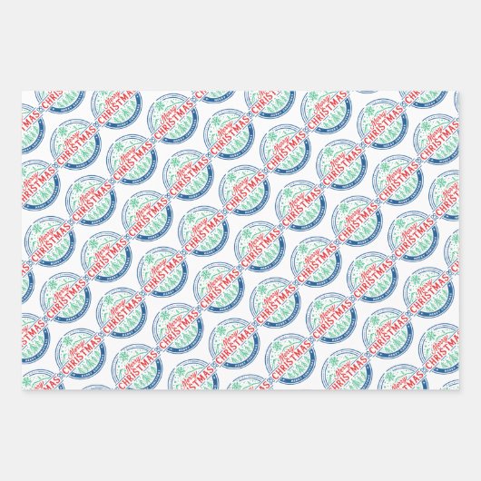 Merry Christmas 2 Inpakpapier Vel (Voorkant 2)