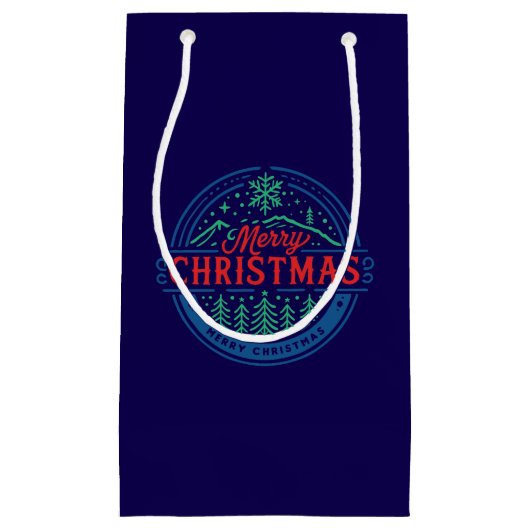 Merry Christmas 2 Klein Cadeauzakje (Voorkant)