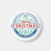 Merry Christmas 2 Magneet (Voorkant)