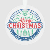 Merry Christmas 2 Ornament (achterkant)