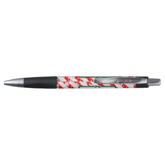 Merry Christmas 2 Tree Stocking Snowman Pen (Achterkant)