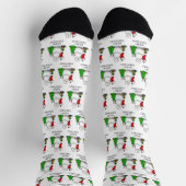 Merry Christmas 2 Tree Stocking Snowman Sokken (Top)