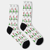 Merry Christmas 2 Tree Stocking Snowman Sokken (Rechts)