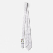 Merry Christmas 2 Tree Stocking Snowman Stropdas (Achterkant)