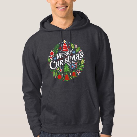 Merry Christmas 3 Hoodie (Voorkant)