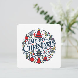 Merry Christmas 3 Kaart