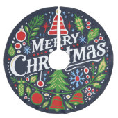 Merry Christmas 3 Kerstboom Rok (Voorkant)