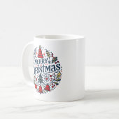 Merry Christmas 3 Koffiemok (Voorkant links)
