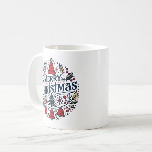 Merry Christmas 3 Koffiemok (Voorkant links)