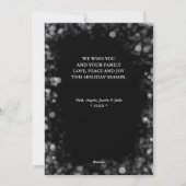 Merry Christmas 3 Photo Collage Feestdagenkaart (Achterkant)