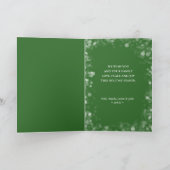 Merry Christmas 3 Photo Collage Folded Feestdagen Kaart (Binnen)