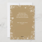 Merry Christmas 3 Photo Collage Holiday Card Feestdagenkaart (Achterkant)